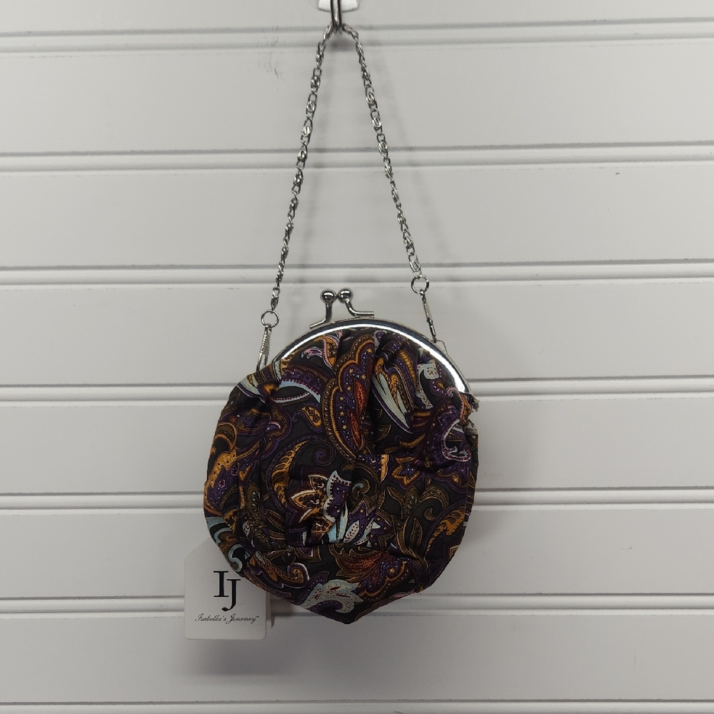 Isabella Journey Purple Paisley Clutch